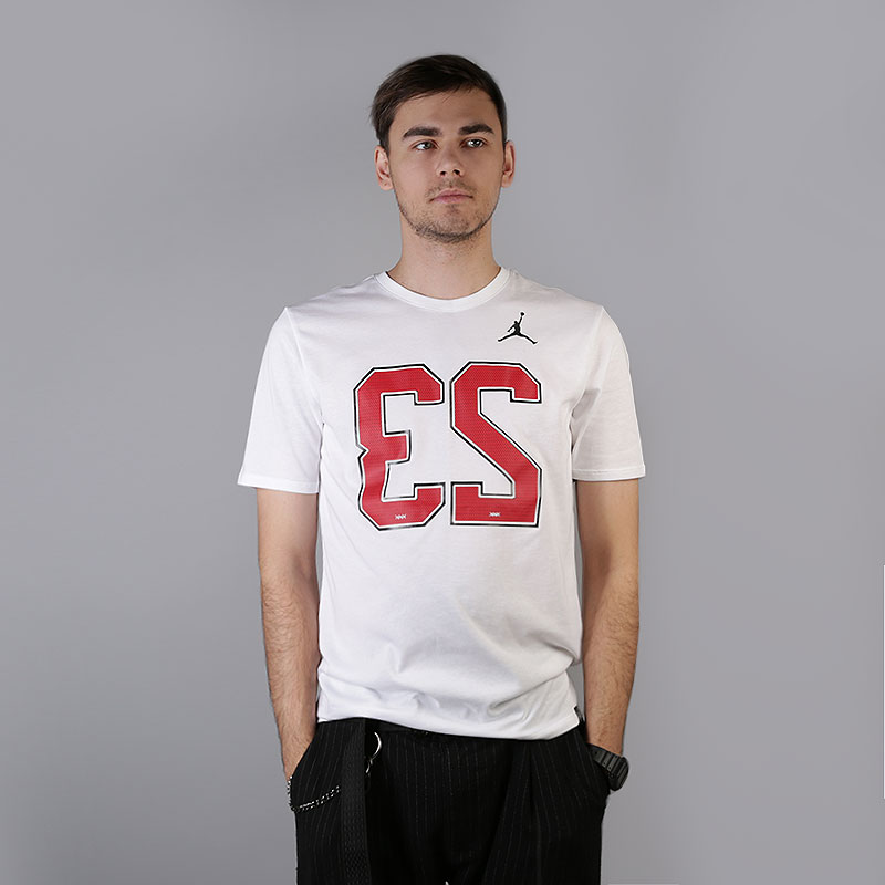 мужская белая футболка Jordan 23  Basketball Shortsleeve T-Shir 926208-100 - цена, описание, фото 1